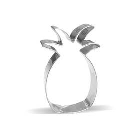 Keewah 414759804598 4.1 Inch Pineapple Cookie Cutter - Stainless Steel Keewah 414759804598 4.1 Inch Pineapple Cookie Cutter - Stainless Steel