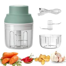 Kenpiko 725945197621 Electric Garlic Chopper Powerful Mini Rechargeable