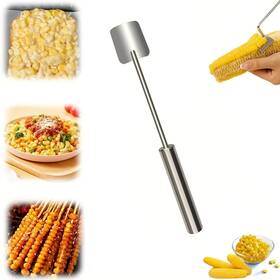 Kerrtoa 313113093006 Corn Cutter Peeler Quickly On The Cob Remover Stripper Stainless Ste