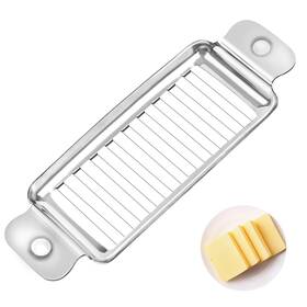 Kifefoe 762949015841 Butter And Cheese Slicer Stainless Steel Multipurpose Cutter For Block Dishwasher