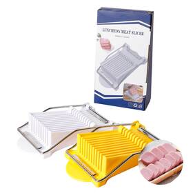 A004us Kigi 2 Pack Multi-purpose Luncheon Meat Slicer Stainless Steel Wire Boiled Egg Sli