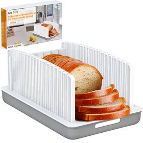Sl-mbqp-00 Kiss Core Upgrade Bread Slicer For Homemade 14 Inch L X 9 W White