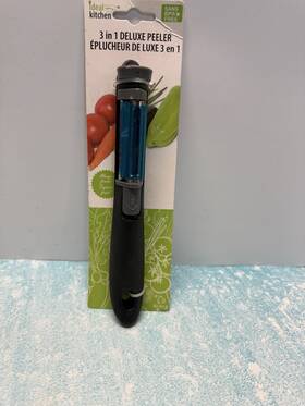 33123 Kitchen Ideal 3 In 1 Deluxe Peeler New Includes Case
