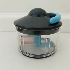 Kitchen 746176093278 Food Chopper Speedy Tool Onion Garlic Meat Vegetable With Blue Handle
