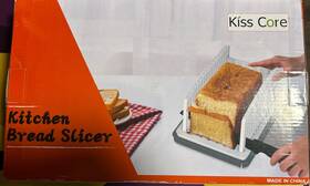 Kitchen 978959879234 Large Bread Slicer With Crumb Catcher