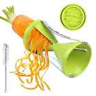 Kitchen Active New Spiralizer Spiral Slicer Zucchini Spaghetti Pasta Maker Green 637813941680
