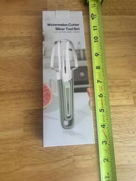 B0d3ycb4qy Kitchen Basics 3-in-1 Stainless Steel Watermelon Popsicle Cutter Slicer Tool