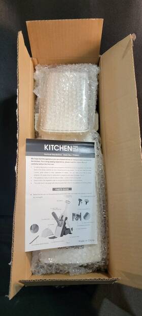 Kitchen Hq 009740889885 Xl Vertical Mandoline Chopper - White Safety Cover Adjustable Slice