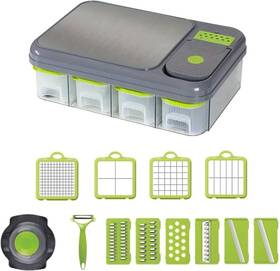Mfvc-3e333 Kitchen Vegetable Chopper With Containers Multi-functional Slicer Dicer Shredder
