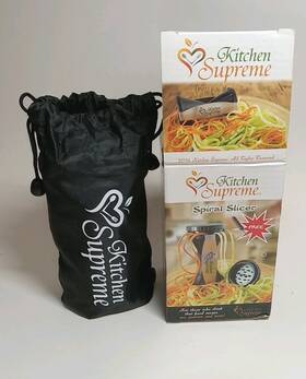 Kitchen Supreme 852409007964 Spiral Slicer By For Vegetables And Fruits
