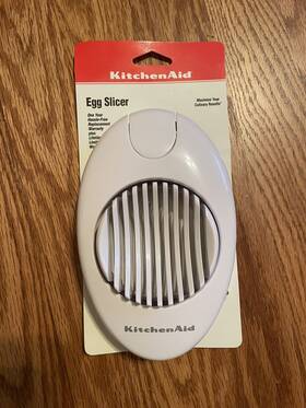 Kitchenaid 024131086030 White Egg Slicer Eggs Mushrooms Soft Cheeses Hors Doevres Non Skid