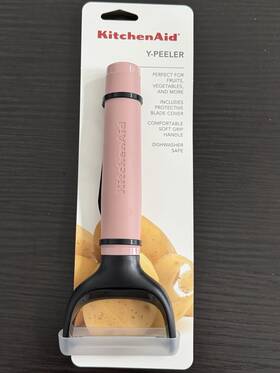 Kitchenaid 024131504978 Pink Y-peeler With Protective Blade Cover-dishwasher Safe-new