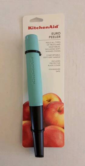 Ket112ohaqa Kitchenaid Soft Grip Euro Peeler Aqua Sky #ket112ohaqa - New