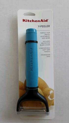 Ket145ohbla Kitchenaid Soft Grip Y-peeler Corn Flower Blue New
