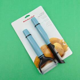 Kq355ohaga Kitchenaid 2-piece Peeler Set Green Swivel And Julienne Peelers Dishwasher Safe