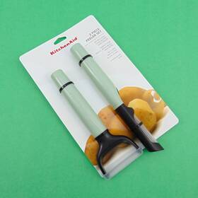 Kq355ohpia Kitchenaid 2-piece Peeler Set Euro And Straight Blades Green Dishwasher Safe