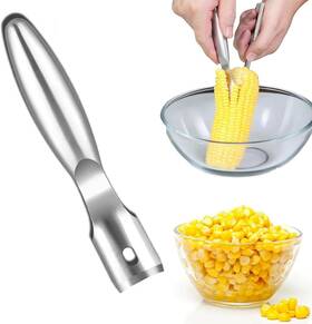 Kjdxltsd 313022524516 Stainless Steel Corn Peeler For On The Cob Stripper Tool