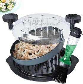 Klavprntva001 Klavehn American Brand 3 Layers Chicken Shredder With Special Brush Reinforced Plate