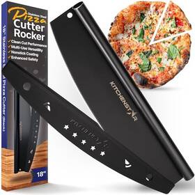 Knife 051791992883 18 Inch Pizza Cutter Rocker Blade By Kitchenstar - Sharp Stainless Steel Slicer Knif