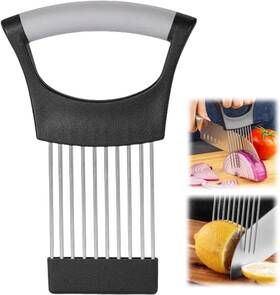 Koujut 744759858177 Onion Slice Holder - 2024 New Stainless Steel Slicing Assistant Tool For