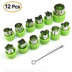 Kq497 Vegetable Cutter Shapes Set Flower Star Cartoon Animals Fruit Mold