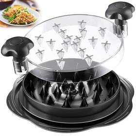 Kb-cs-blk-24 Kraft Bytes Chicken Shredder Tool Twist Large With Brush&fork Visible Meat Mach
