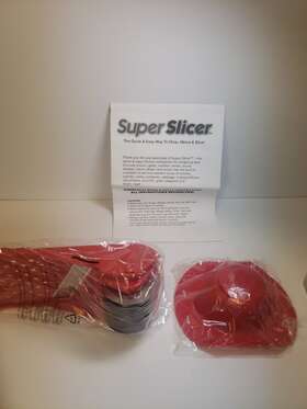 10813-a Krauterhex Super Slicer 5 Blade Manual Rolling Food Processor Chop Mince Slice