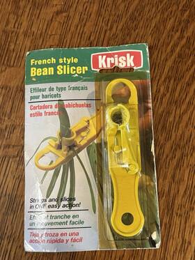 Krisk 311411000017 French Style Green Bean Slicer Strings And Slices Made In Australia Nos