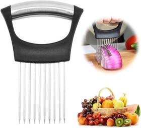 Ycq0002 Kruggo 2024 Upgraded Onion Holder For Slicing New Stainless Steel Slice L