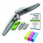 Krytonyx Exquisite Engineering Garlic Press Unique 2 In 1 Design With Swap Slicer And Free To 741587505327