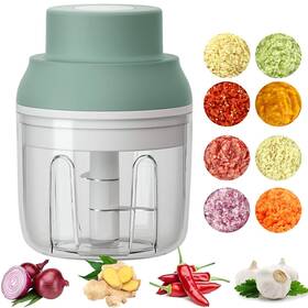 Kt-gary 738632470907 Mini Food Chopper 250ml Portable Garlic With Usb Charging Function M