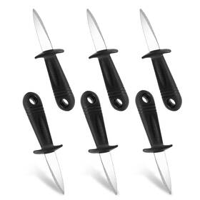 Khd001 Kubqlig 6pc Oyster Shucking Knife Set - Professional Stainless Steel Blades A