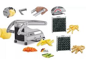 1057 Kuchenprofi 007371041867 Potato Cutter In Stainless Steel With 2 Inserts 8 And 12 Mm