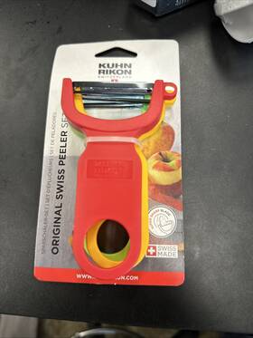 Kuhn Rikon 313033870862 D-2. Original Swiss Peeler 3-pack Red/green/yellow
