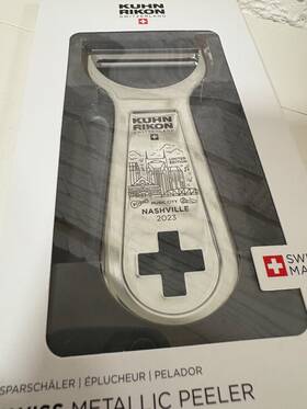 Kuhn Rikon 721864683726 Swiss Metal Peeler Limited Edition - Music City Nashville 2023