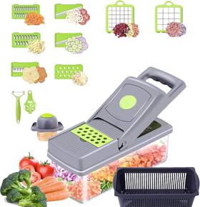 14-in-1food Kwblwf Fmh-oo8 Vegetable Chopper And Onion Cutter Dicing Machine With Container Is
