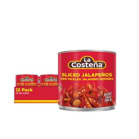 20212 La Costeñ A Sliced Red Jalapeno Peppers For Mexican Food S... Fast