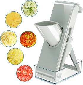 Lacyan 445024120144 Mandoline Slicer Adjustable Stainless Steel Safe Multifunctional Dicer Chopper