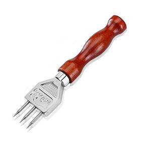 Lbmzvzu 788422075317 Ice Pick Stainless Steel With Safety Wooden Handle For Kitchen Tool Bartende