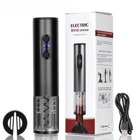 Ldw-c006 Leadwaytek Electric Wine Opener-rechargeable Black Bottle Opener Automatic B