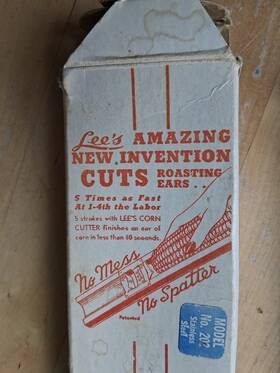 1221a5 Lee Vintage The Original Lees Corn Cutter And Creamer Stainless Steel New In Box