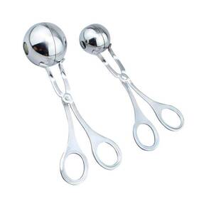 Lf00042 Leefone 2 Pcs Stainless Steel Meat Baller Tongs Meatball Scoop Maker For