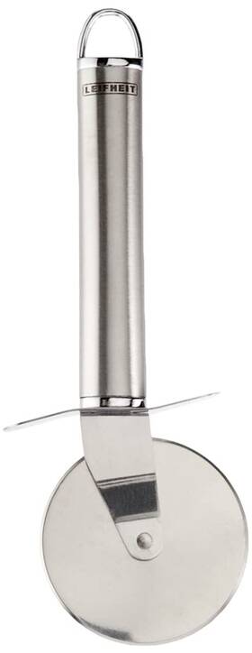 24067 Leifheit Pizza Cutter Sterling Stainless Steel Silver 8.5 X 2.5 24.5 Cm