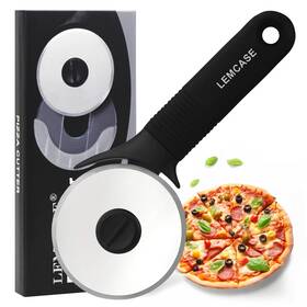 Lemcase 606829828308 Pizza Cutter Kitchen Wheel Slicer - Stainless Steel Blade And Silicone H