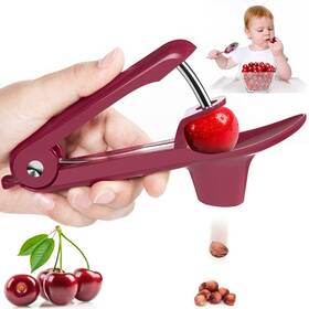 Leyespot 916107545532 Cherry Pitter Tool Stainless Steel Heavy Duty Pitting Portable Cherries