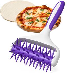 Liberhaus 731905330021 Silicon Pizza Pie Dough Roller Docker For Crust Or Pastry Doughpizza