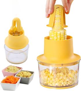 Lifeeverkeep 788567909553 Multifunctional Corn Peeler - Cob Stripper-quick Remove Cor