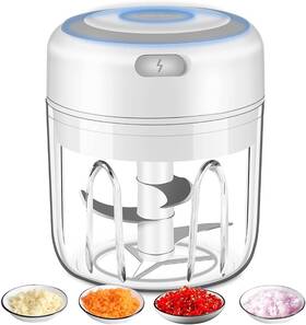 Lifenhymn 093337569609 Electric Garlic Chopper Portable Rechargeable Food Processor Mini Gr