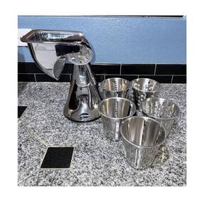 0513 Lifetime Chef Prep Food Processor Veggie Cutter Dicer Crw With 5 Drum Attachments
