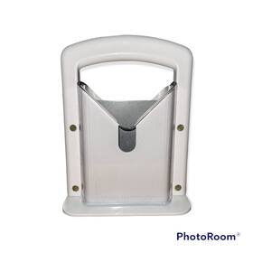 Lifetime 804067726336 Bagel Guillotine Universal Slicer 9.25-inch White